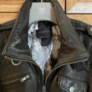 Daniel Leather Bomber Jacket NWOT